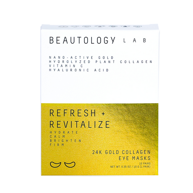 Beautology Lab 24K Gold Collagen Eye Masks 10 Pair Box