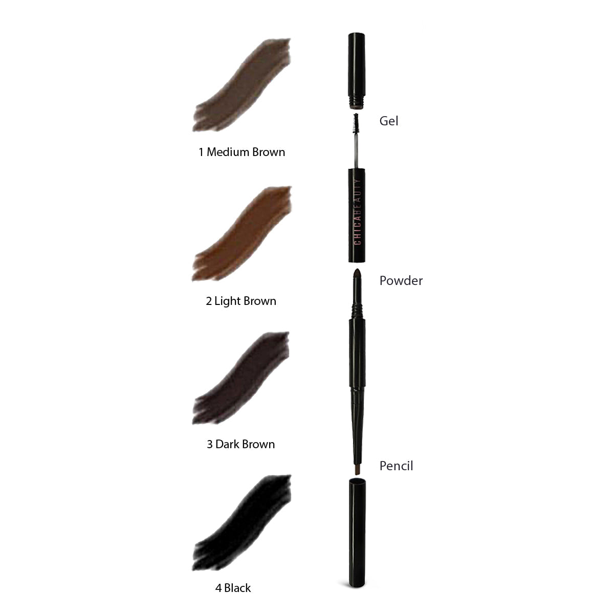 Chica Beauty 3-in-1 Eyebrow Multi-Tasker
