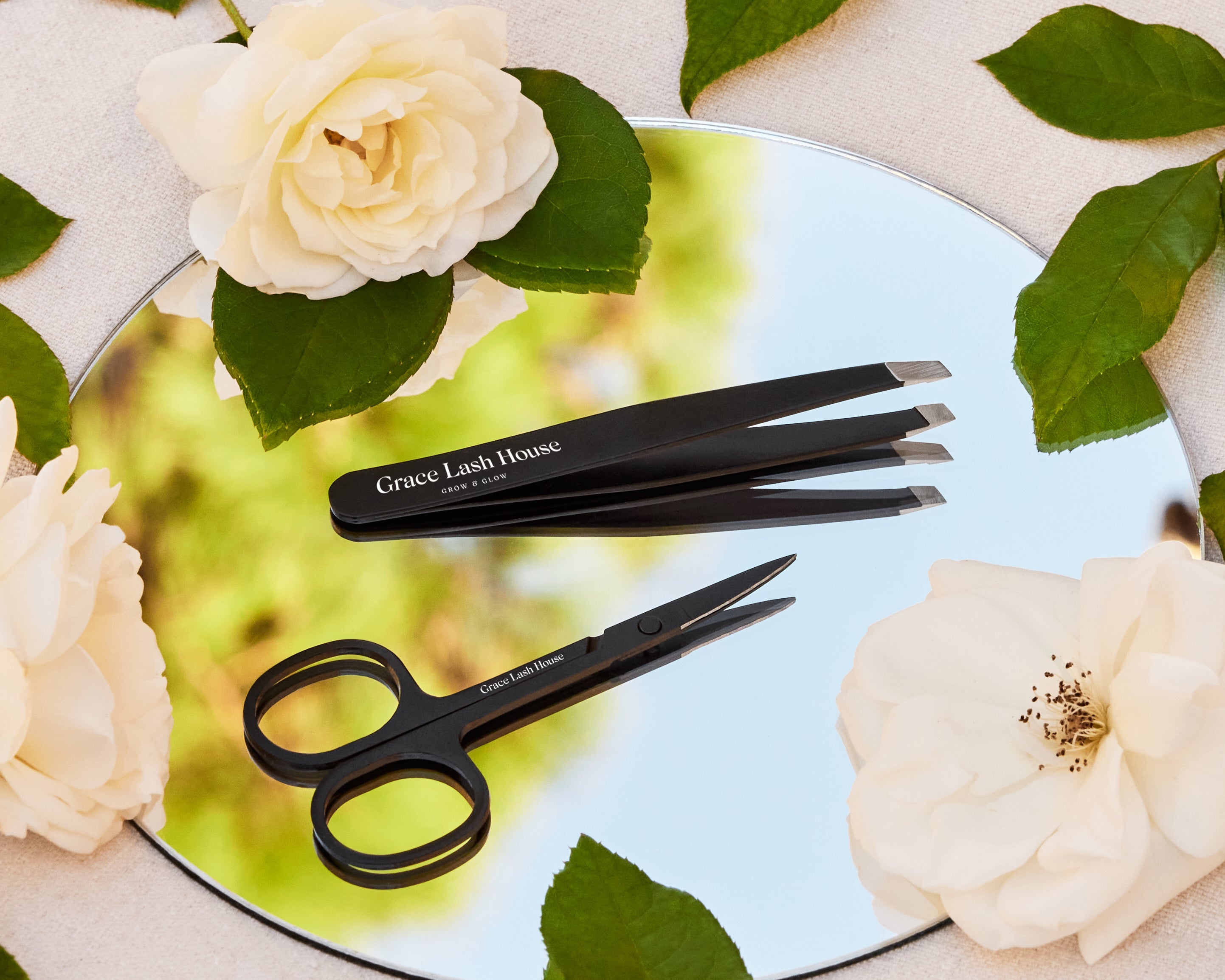 Grace Lash House Precision Tweezers & Scissors Duo