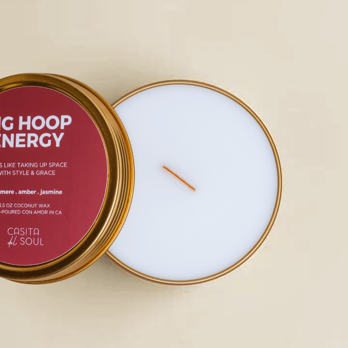 BIG HOOP ENERGY CANDLE TIN