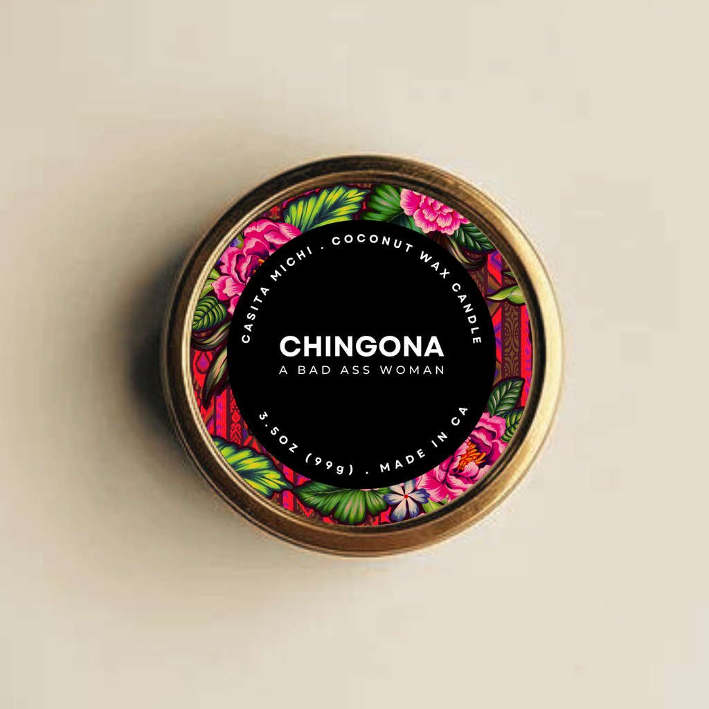 CHINGONA CANDLE TIN