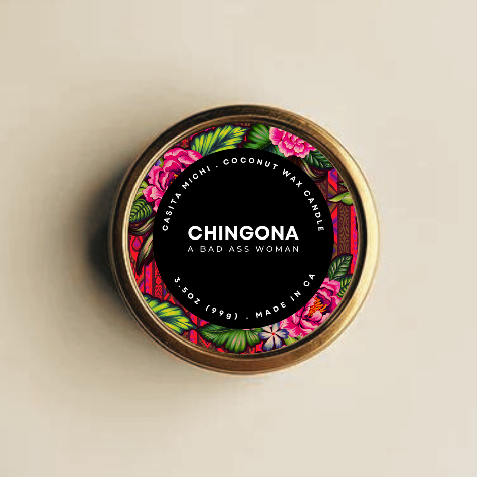 CHINGONA CANDLE TIN