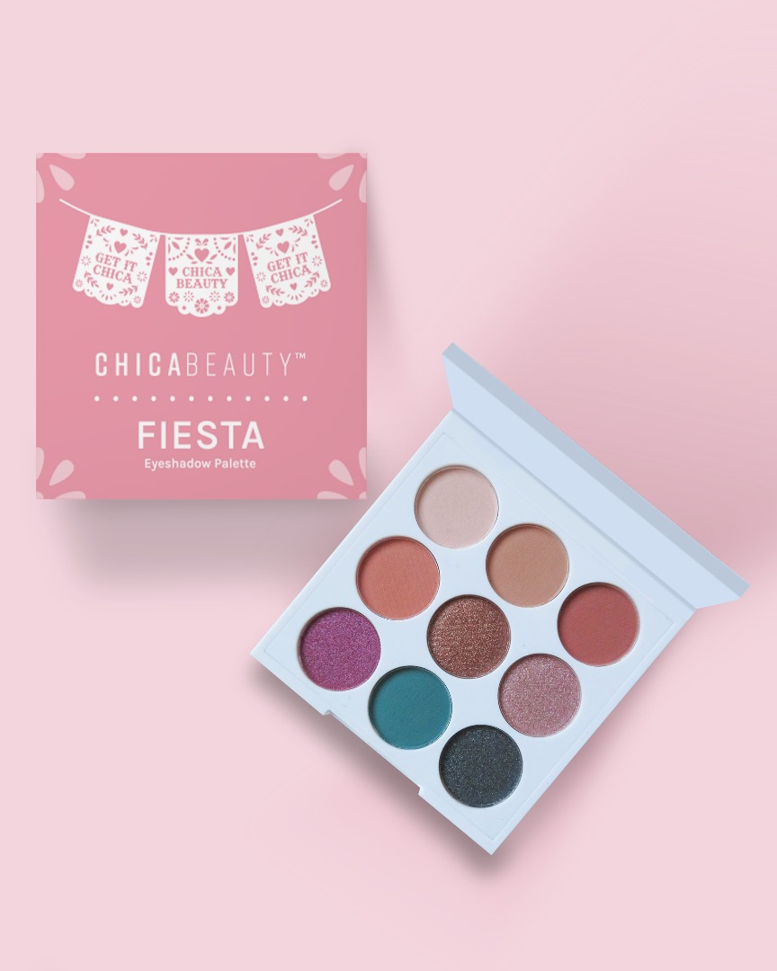 Chica Beauty FIESTA Mini-9 Eyeshadow Palette