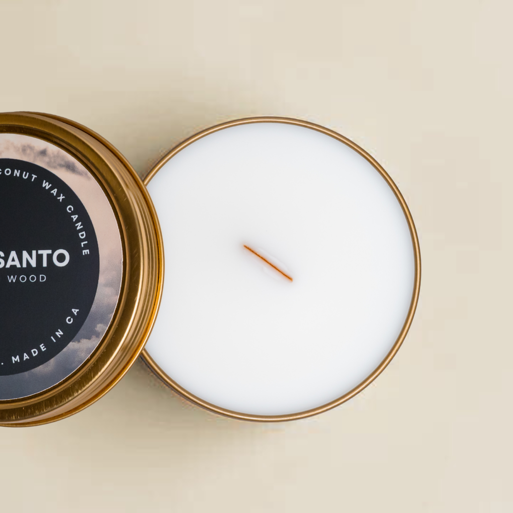 PALO SANTO CANDLE TIN