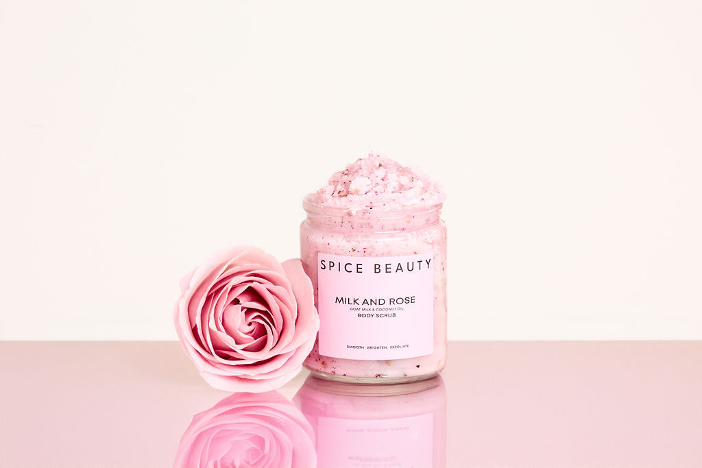 Spice Beauty Milk & Rose Body Scrub