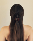 LIZ HAIRCLIP | 4inch | Dark Cherry