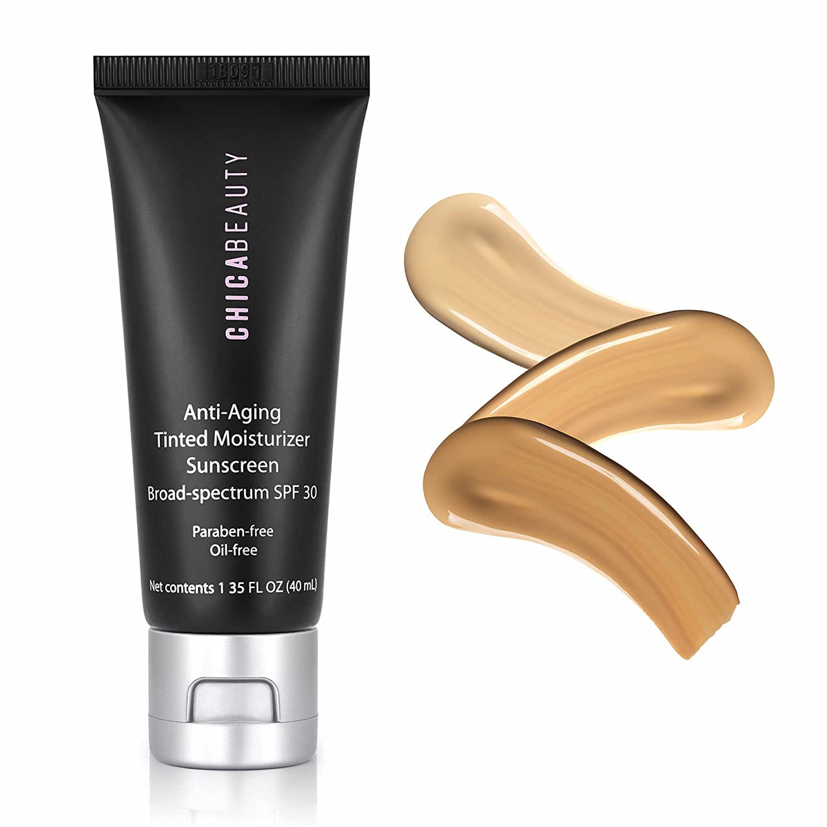 Chica Beauty anti-aging tinted moisturizer sunscreen SPF 30