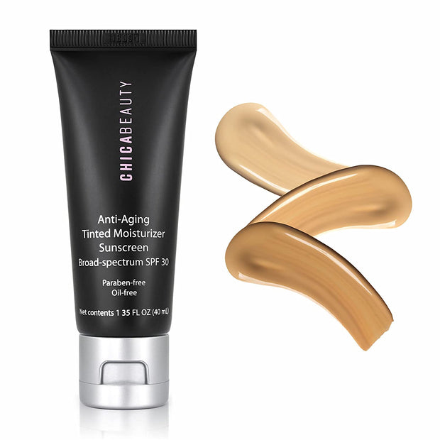 Chica Beauty anti-aging tinted moisturizer sunscreen SPF 30