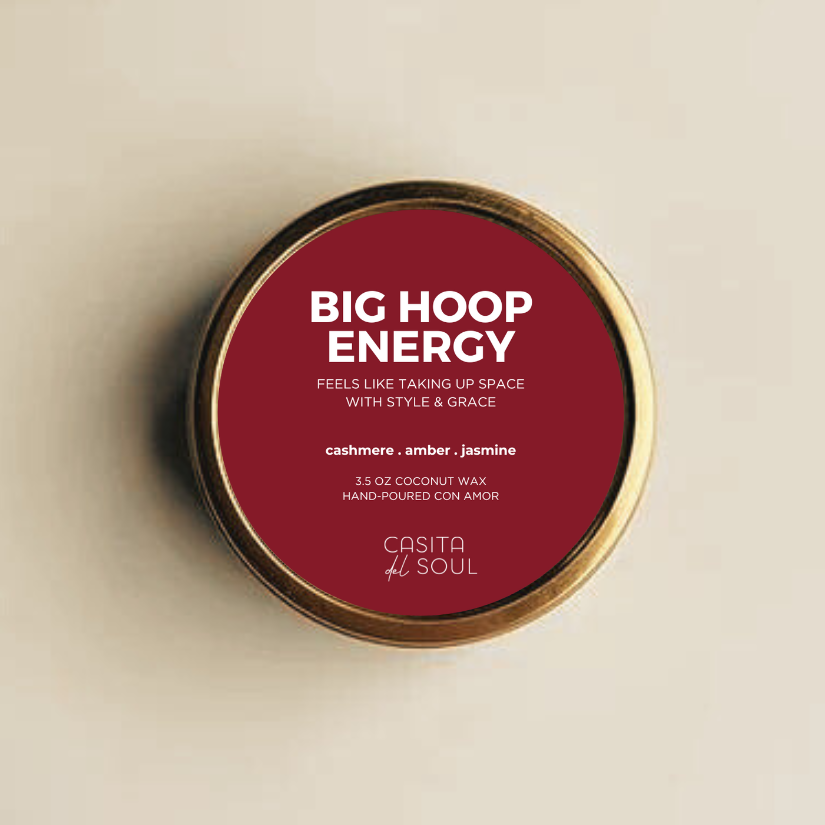 BIG HOOP ENERGY CANDLE TIN