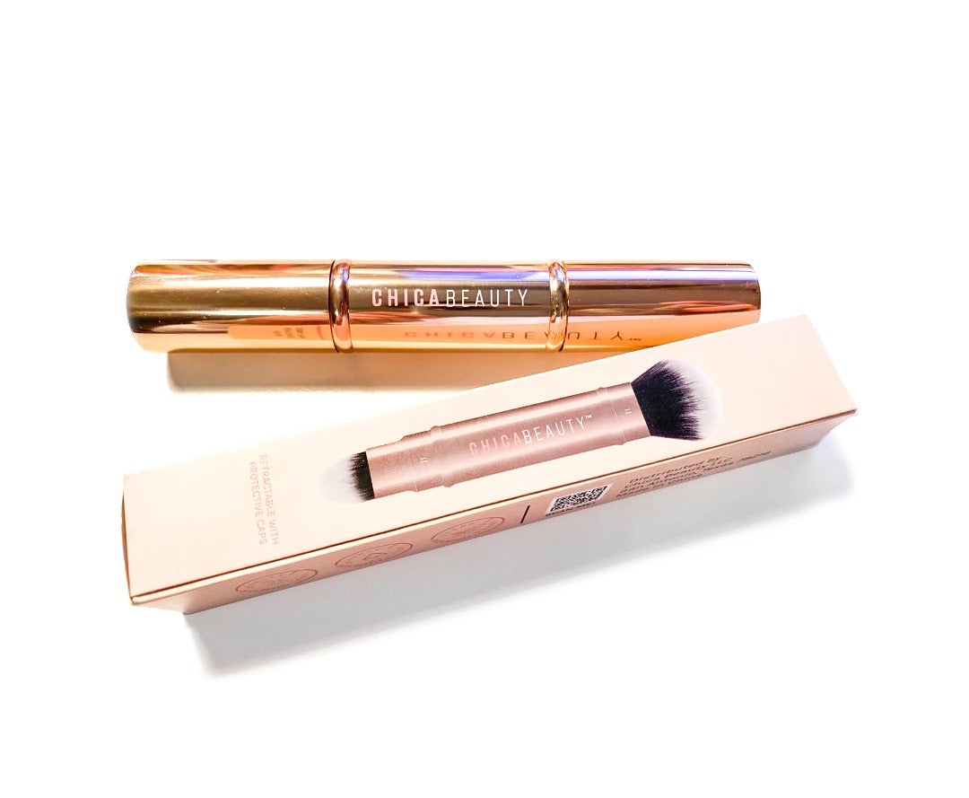 Chica Beauty Dual-Ended Retractable Complexion Brush